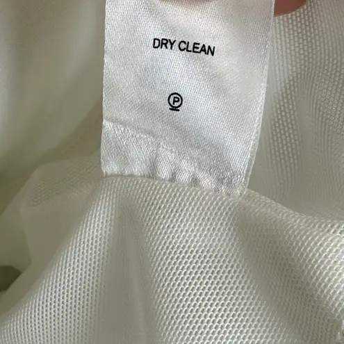 L'Academie Penn Corset Bustier Top Square Neck Sleeveless Zipper Closure Size M