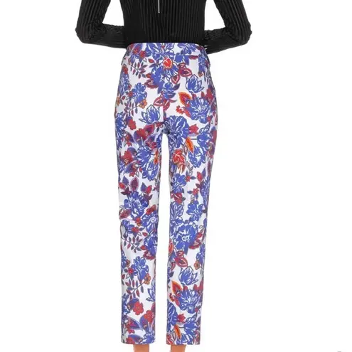 Max Mara EMME by MARELLA Floral Stretch Mid Rise IAMBO Ankle Pants