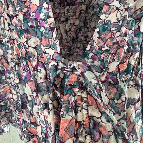 IRO Usige Printed Crepe De Chine Blouse Size XS/S - 34