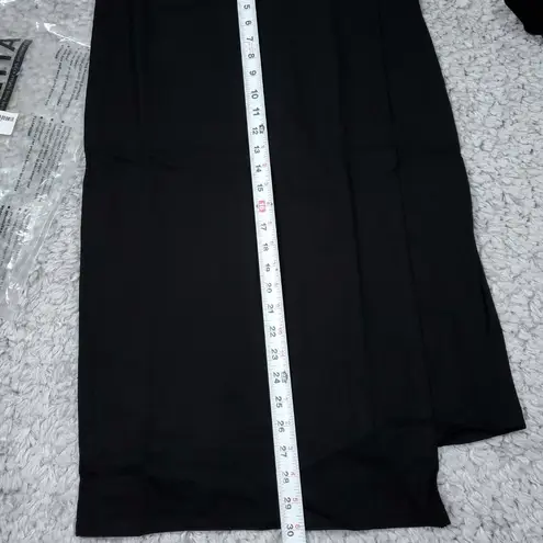 Betabrand Sassiest Pants Dress Pants Skirt Overlay Black Size Large Petite LP