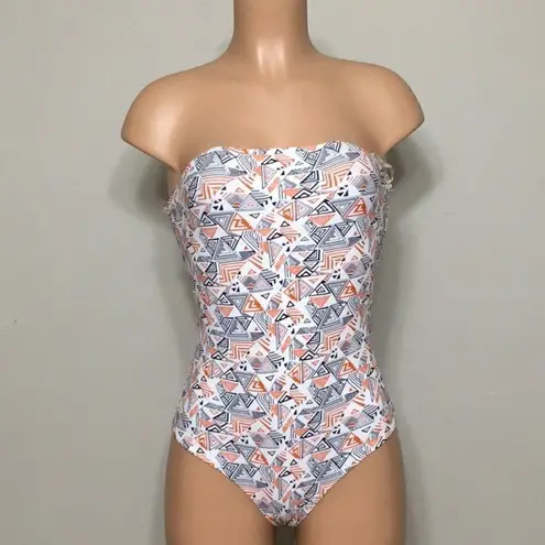Rachel Pally New. Citrus Maze Bandeau swimsuit. NWT