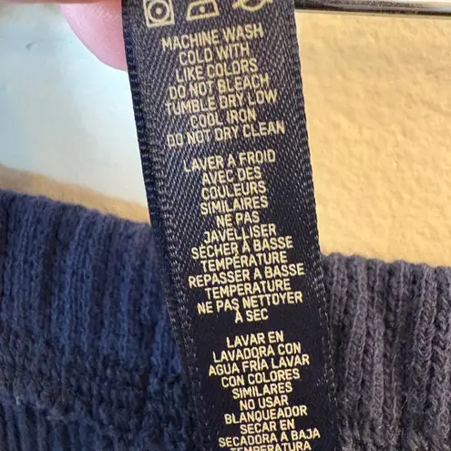 SKIMS Soft Lounge Ribbed Wide Leg Pants Navy Blue Size 2X