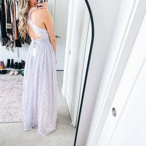 Lovers + Friends  Revolve Pastel Floral Deacon Gown