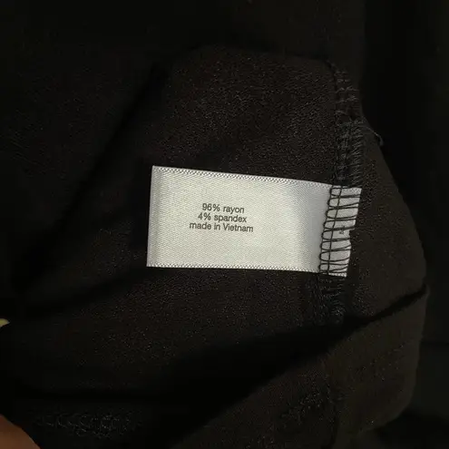 Lane Bryant  Womens Tank Top Size 14 16 Illusion Collection Black Twist Front NEW