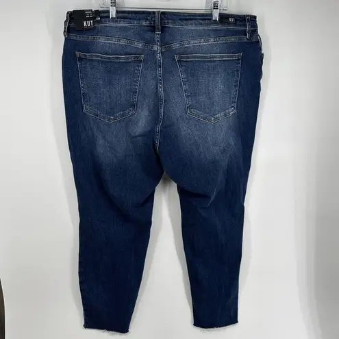 Kut From The Kloth ‎ High Rise Rachael Fab Ab Mom Jean Distressed Plus Size 22W thumbnail 6