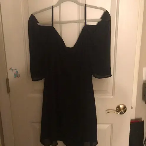 None Little black dress cold shoulder size small