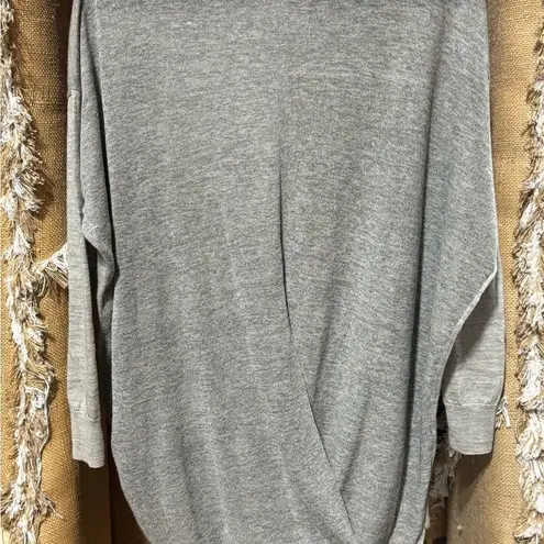 All Saints Neutral Flore Jumper Lightweight Wool Blend Sweater S