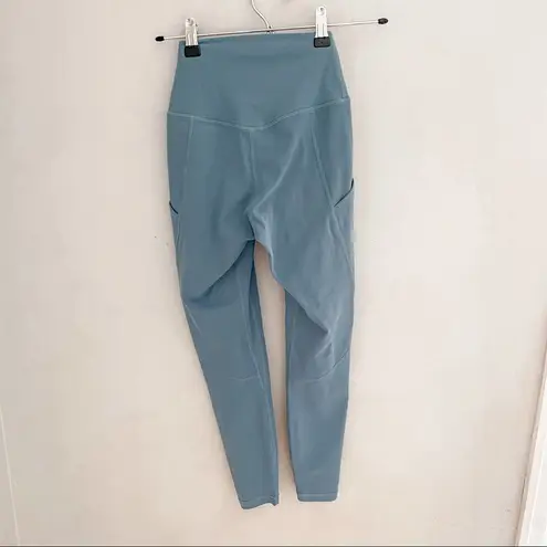 p'tula Alainah III 3 Pocket Leggings High Rise - XS - Marina Blue
