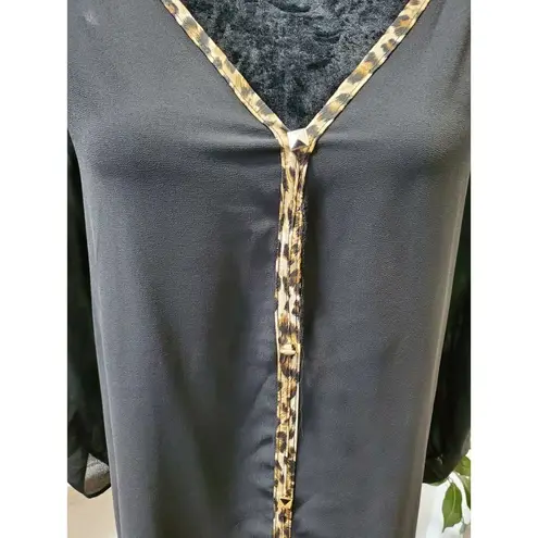 Boutique Bluebell Women Solid Black 100% Polyester V