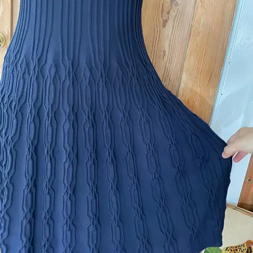 The Kooples Navy & Black Lace Inlay Yoke Fit & Flare Dress - Sz 3 (US Large) ๐งก๐