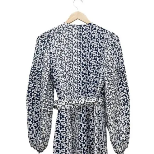 TALULAH La Maison Midi Dress Women's Size Small Remember Me Navy & White Floral