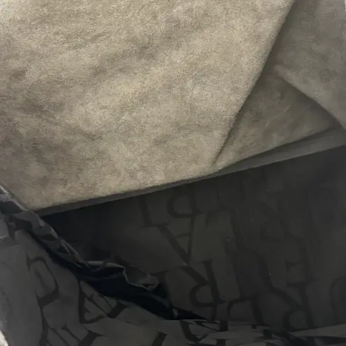 Furla Metallic Silver Leather Tote Bag EUC