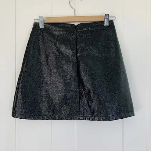 Nasty Gal  You’re Gonna Go Star Faux Leather Skirt 4