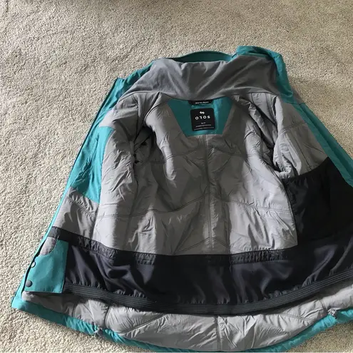 Oros Endeavor Insulated Teal Ski Jacket Blue