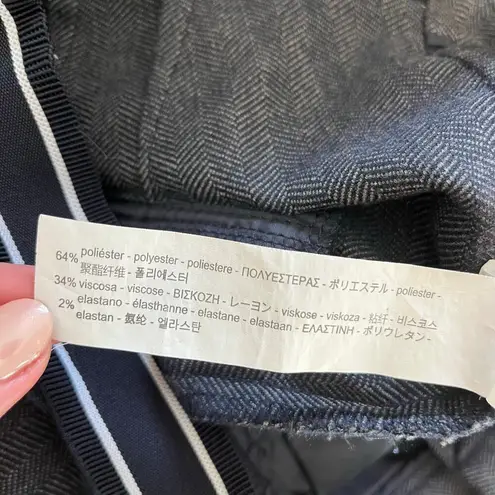 Zara Basic Collection Chevron Woven Slim Pants