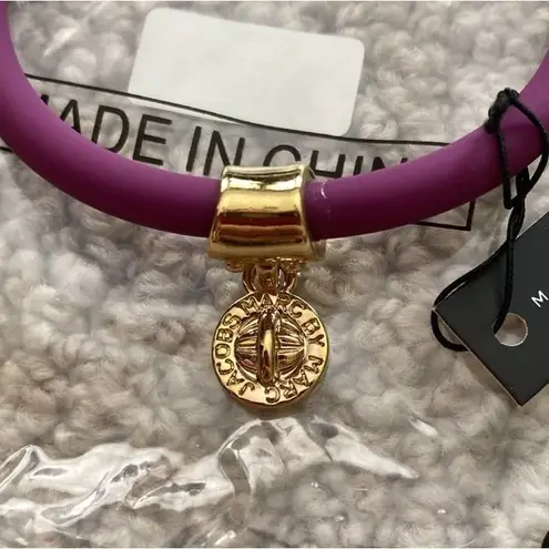 Marc by Marc Jacobs NEW Purple Bracelet with Small Circular Gold Charm NWT