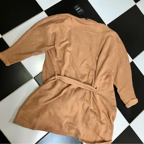 n:philanthropy NWT Bresson Wrap Dress Duster Sweater Camel Tan Oversized Small