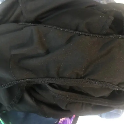 Vintage 60's 70's floral bathing suit skirt dress Black Size L