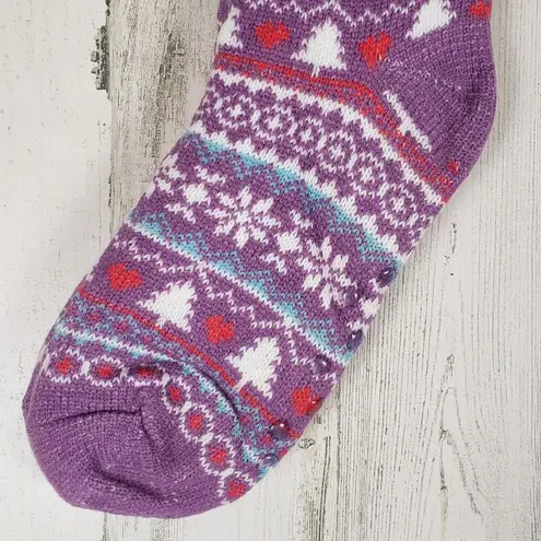 NWT Mari Clare Sherpa Lined Knit Winter Holiday Design No