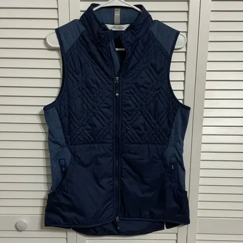 Peter Millar  Quilted Zip Hybrid Vest Size Medium