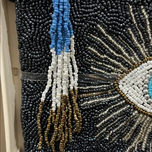 Sincerely Jules | Beaded Evil Eye 🪬 Wristlet/Wallet/Make