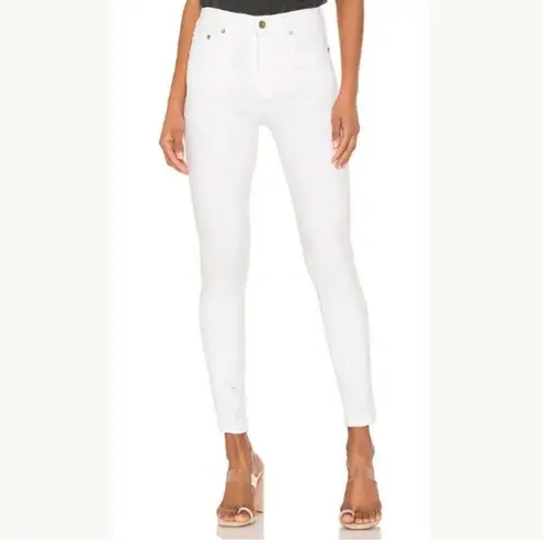 Pistola Jennifer Oslo White Denim Midrise Skinny Jeans Women's Size 27