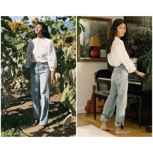 💕DOEN💕 Doen x Dronme Denim Dronme Jeans ~ Kims Wash Blue 32 NWT