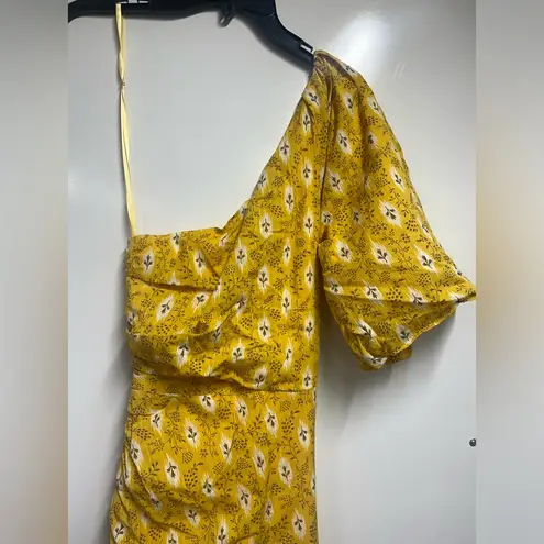 Veronica Beard NWT NEW Silk & Cotton One-Shoulder Virginia Dress size 4