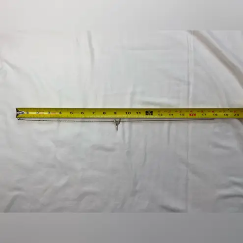 Silver Sharks Tooth Necklace 18” sand Shark