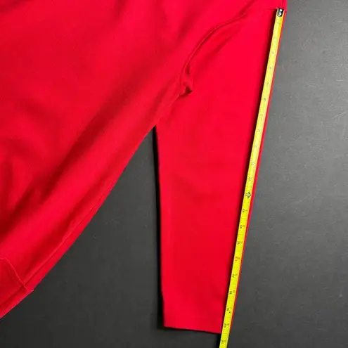 NOEN Nordic Ponte Knit Cocoon Hem Dress 3/4 Sleeve Red Sz 4