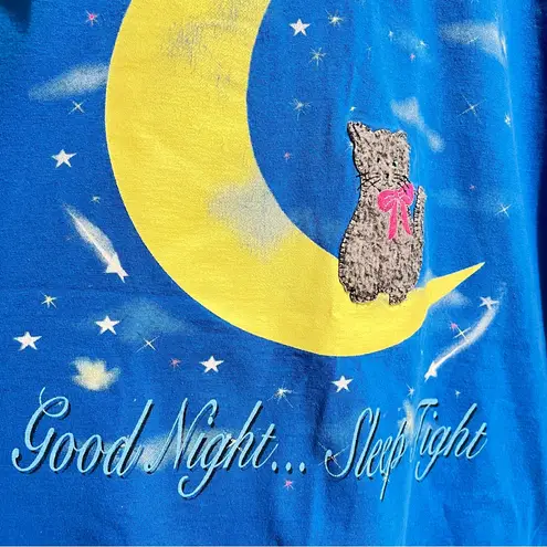 Vintage T shirt oversized Cat Moon Stars :Box A