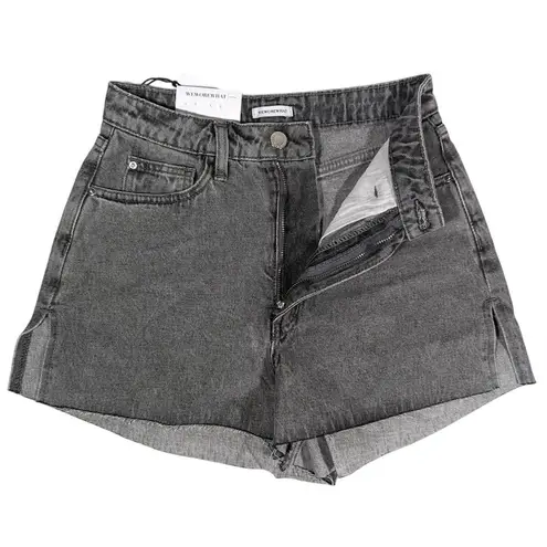 We Wore What The Boyfriend Short Washed Grey 24 NWT