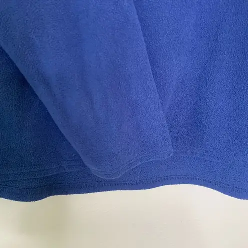 Natural Reflections  Blue Fleece Pullover Top Sz XL