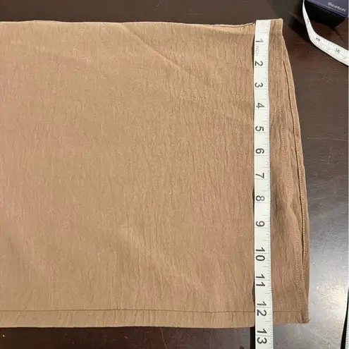 NWT Gilli Tayla Stretch Jumpsuit Medium Dark Mocha Cream Minimalist Career Event Brown