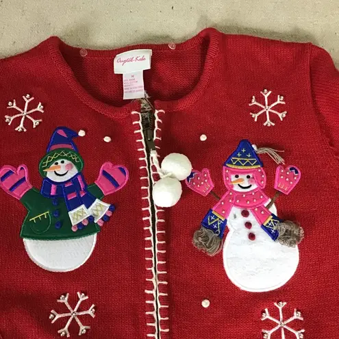 Crystal Kobe Vintage Christmas Sweater Women Sz. Med