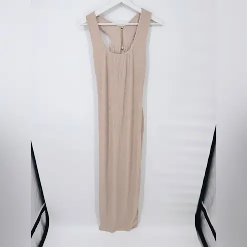 Revolve Rumer Rosa Maxi Dress Nude XL