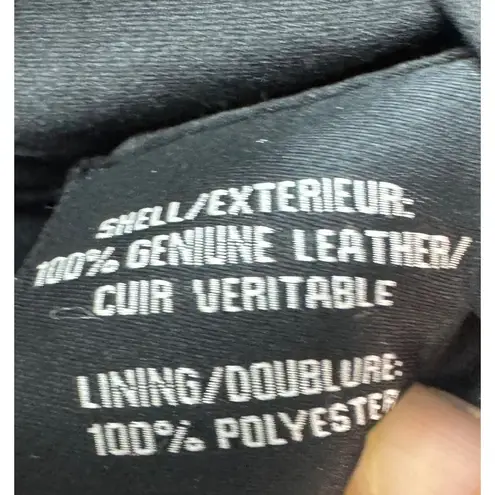 Bagatelle NYC Suede 100% Leather Moto Jacket Full Zip Blue Women's Size Small