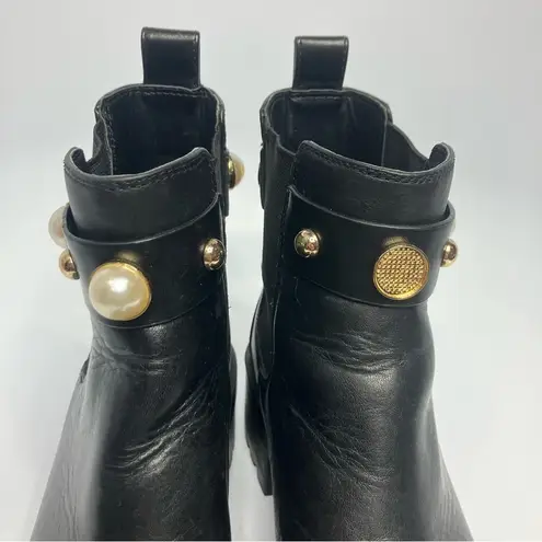 Karl Lagerfeld Paris pola lug sole boots Chelsea pull on boots size 8