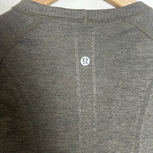 Lululemon - Swiftly Tech Long Sleeve Crew Dark Olive Athletic Workout Running Top - Image 5