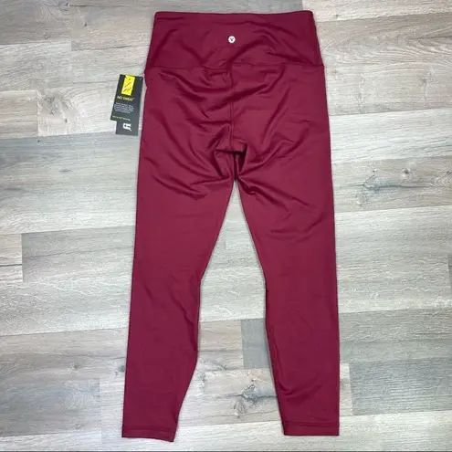 Velocity No Sweat Squat Proof Ankle Length Legging Crimson Red Small NWT