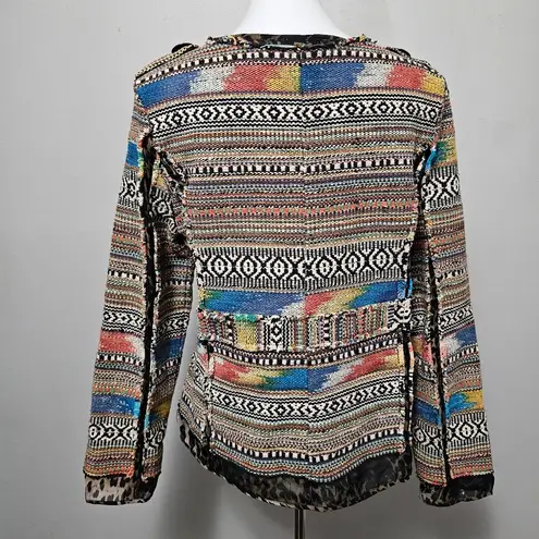 Berek Multicolpred Southwestern Jacquard Tapestry Blazer Size Medium