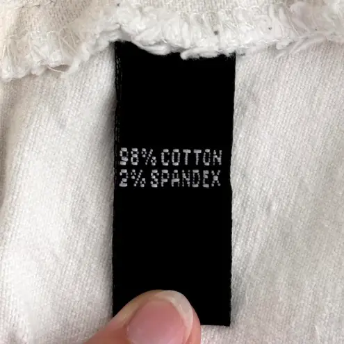 Ellen Tracy Y2K White Denim Mini Skirt