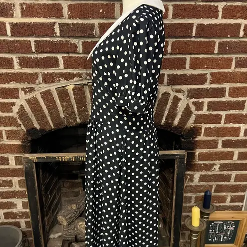 NWT Alexia Admor Polka Dot Black and White Dress Size 8