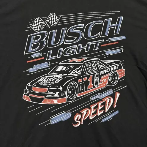 Busch Light Beer Speed Graphic T-Shirt Size Medium