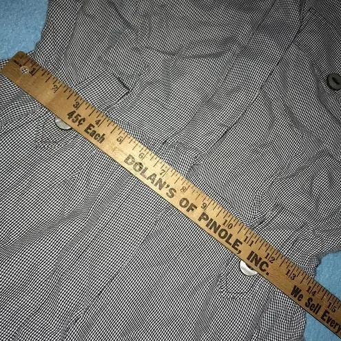 All that jazz checkered button up dress size 7/8