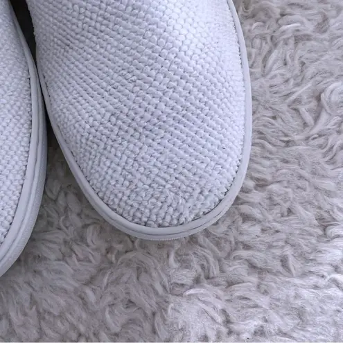 Rothy's Rothy’s Original Slip On Sneaker White Terry Comfort Shoes Women’s Size 7