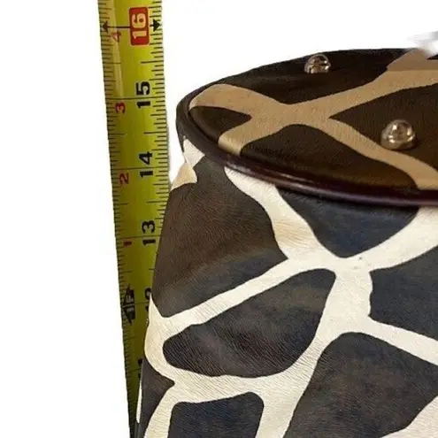 Betty Boop Faux Leather Purse Cow Spots Print Western Vintage Tote Bag