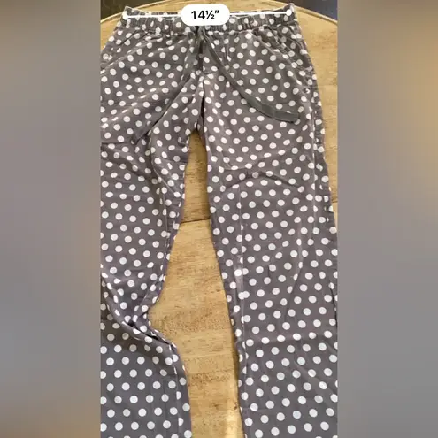 Aerie  Women’s Size Small Gray/White Polka‎ Dot Lounge Pants