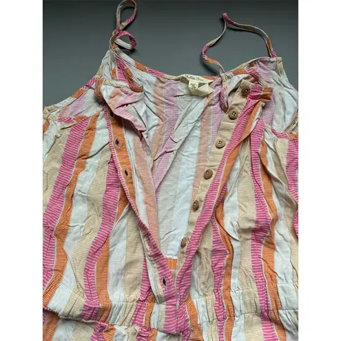 Matilda Jane Women's Striped Jumpsuit Size M Multicolor Summer Wide-Leg