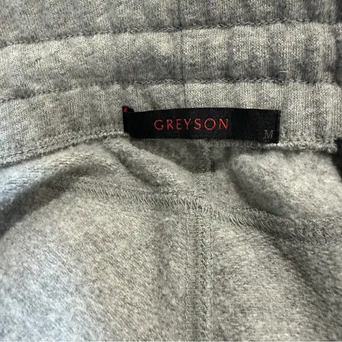 GREYSON Sweatpant Joggers Women’s Medium Gray Cropped Seamed Lounge Comfy Soft